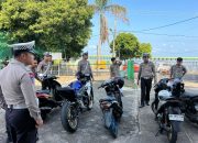 Sat Lantas Bersama Dishub Kota Tanjungpinang Gelar Razia Knalpot brong di lingkungan SMAN 5