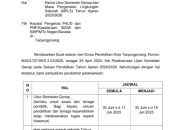 Jadwal  MPLS Tahun Ajaran 2025/2026 di Revisi Disdik Tanjungpinang
