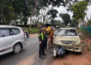 Kecelakaan di Jalan Nusantara Km.25, Pengendara Motor Alami Luka Berat