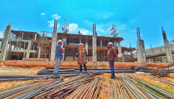 Tiga Bulan Berjalan, Proyek Gedung Poli RSUD Bintan Rp 35,4 M Capai 20,47 Persen