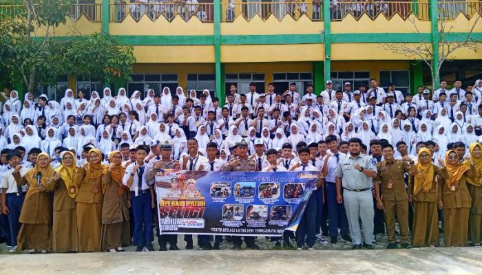Satlantas Polresta Tanjungpinang Gelar Police Go To School, Bahas Kepatuhan Berlalu Lintas